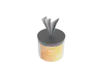 WipePRO™ Optical-Grade Cleaning Wipes in rugged mini-tub (100 count)