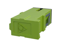 Adaptateur fibre optique SC - Vert citron