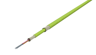 SlimCORE™ 12F Cable - OM5, Lime Green