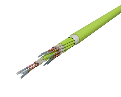 Câble SlimCORE™ 144F - OM5, Vert citron