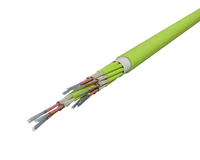 Câble SlimCORE™ 144F - OM5, Vert citron