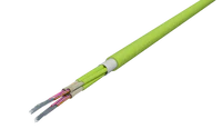 SlimCORE™ 48F Cable - OM5, Lime Green