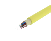 TightBEND™ 12 Fibre Indoor/Outdoor Tight Buffered Cable, Single Mode, Yellow