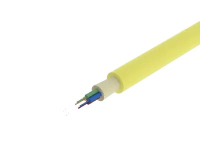 TightBEND™ 4 Fibre Indoor/Outdoor Tight Buffered Cable, Single Mode, Yellow