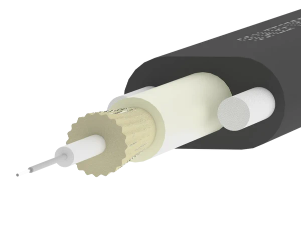EasyDROP™ 1F Cable – 2mm Cord, 900um, Black Jacket