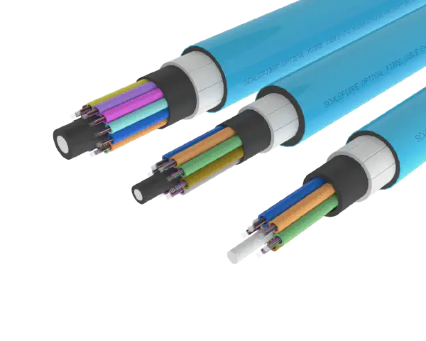 
High Strength HS1 Armoured Loose Tube Outdoor Fibre Cable – PE/NY Jacket,
72, 96 and 144 Fibre
