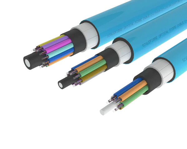 
Câble à fibre optique extérieur à tube libre armé haute résistance HS1 –
gaine PE/NY, 72, 96 et 144 fibres