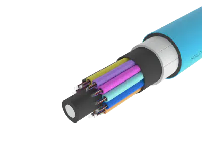 
High Strength HS1 Armoured Loose Tube Outdoor Fibre Cable – PE/NY Jacket,
144 Fibre