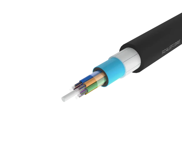 
Non-Metallic Armoured Loose Tube Outdoor Fibre Cable – PE/NY Jacket, 72,
96 and 144 Fibre