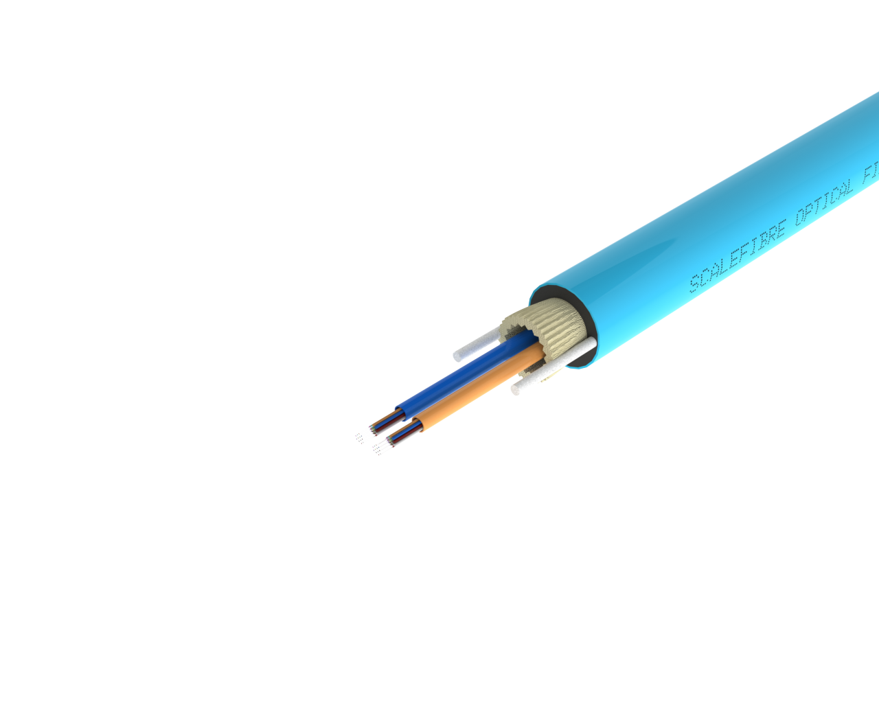 Câble à fibre optique extérieur à tube libre micro-câble – 96 fibres