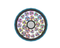 288F Mini Loose Tube Optical Fibre Cable, Cross Section