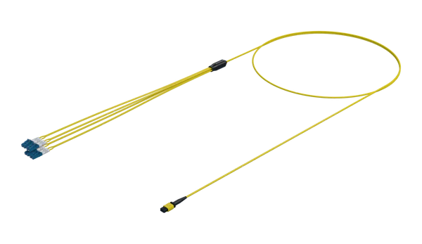 Dérivation MPO vers LC 8 fibres, Monomode (G.657.A1)