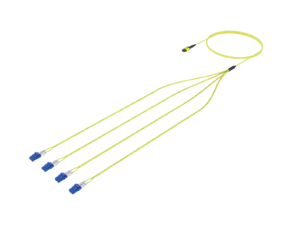 8 Fibre MPO to LC Fanout, Singlemode (G.657.A1)