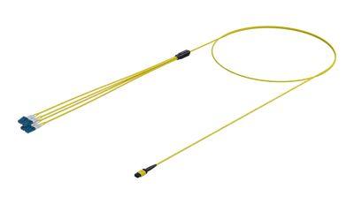 8 Fibre MPO to LC Fanout, Singlemode (G.657.A1)