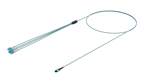 Dérivation MPO vers LC 8 fibres, Monomode (G.657.A1)
