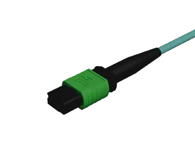 MPO Angled Physical Contact Connector on OM4 Multimode