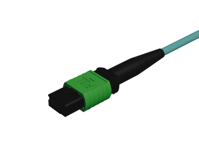 MPO Angled Physical Contact Connector on OM4 Multimode