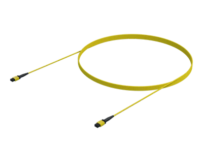 12 Fibre Single Mode MPO(12F) Trunk, Yellow