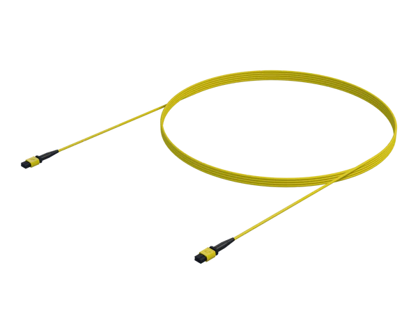 Jonction MPO Monomode (12F) à 12 fibres, Jaune
