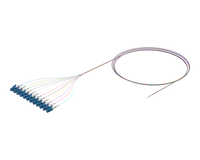 Pigtail optique à ruban flexible, 12 fibres, LC/UPC