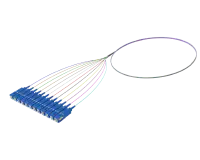 Flexible Ribbon Optical Pigtail, 12 Fibre, SC/UPC