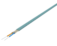 Cable Construction - 2mm Figure-8 Cord Duplex, OM4, Aqua