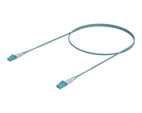 OM4 Duplex Patch Cord - LC/UPC to LC/UPC, Aqua