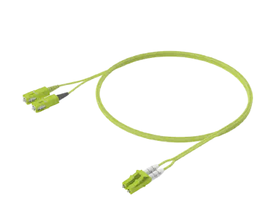 OM5 Duplex Patch Cord - LC/UPC to SC/UPC