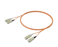 OM1 Duplex Patch Cord - SC/UPC to SC/UPC, Orange