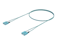OM4 Duplex Patch Cord - SC-SC, Aqua