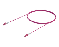 OM4 Simplex Patch Cord - LC/UPC to LC/UPC, Erika Violet