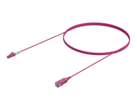 OM4 Simplex Patch Cord - LC/UPC to SC/UPC, Erika Violet