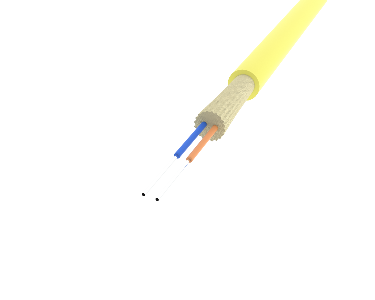 Single-Mode Single Cord Duplex Patch Cord - LC/UPC to LC/UPC