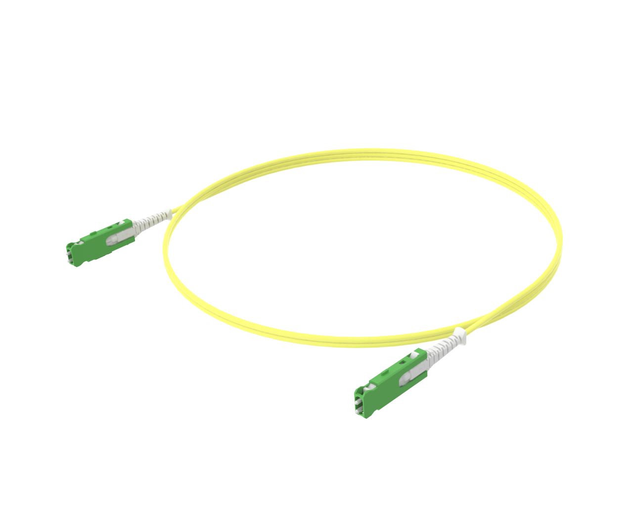 Cordon de raccordement duplex monomode à cordon unique - SN®/APC vers SN®/APC