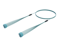 SC/UPC Micro Cable Assembly, 12-Fibre, OM4 Aqua