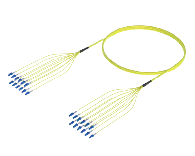 LC/UPC-LC/UPC Pre-Terminated Fibre Cable Assembly, Single-mode G.657.A1, 12 Fibres