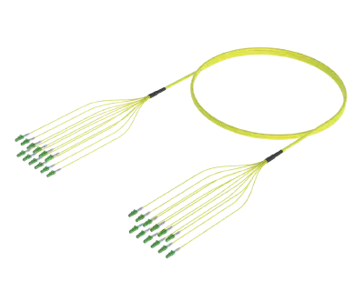 LC/APC-LC/APC Pre-Terminated Fibre Cable Assembly, Single-mode G.657.A1, 12 Fibres